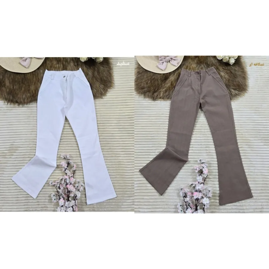 شلوار دمپا کتان