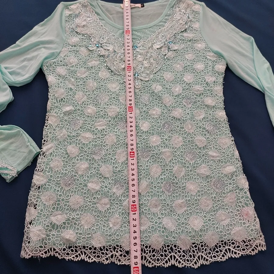 شومیز حریر کارشده