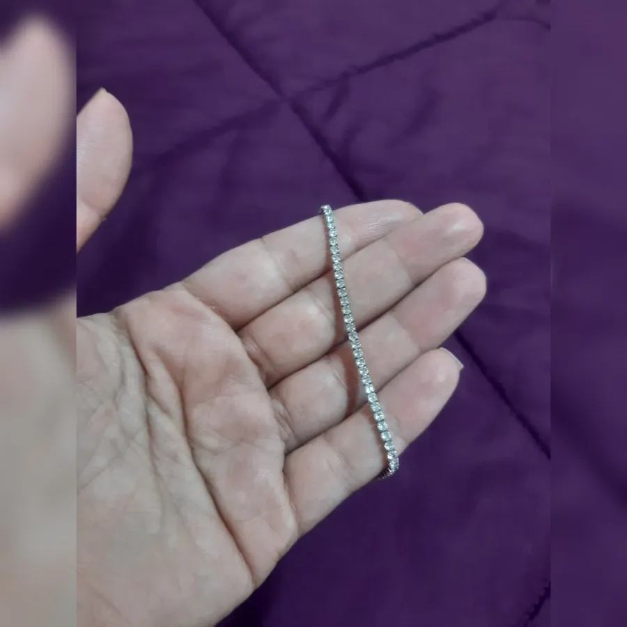 دستبند نقره تنیسی