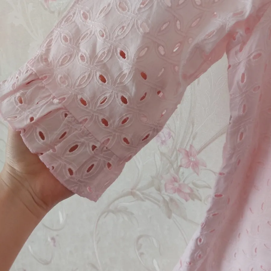 بلوز خامه صورتی ملیح