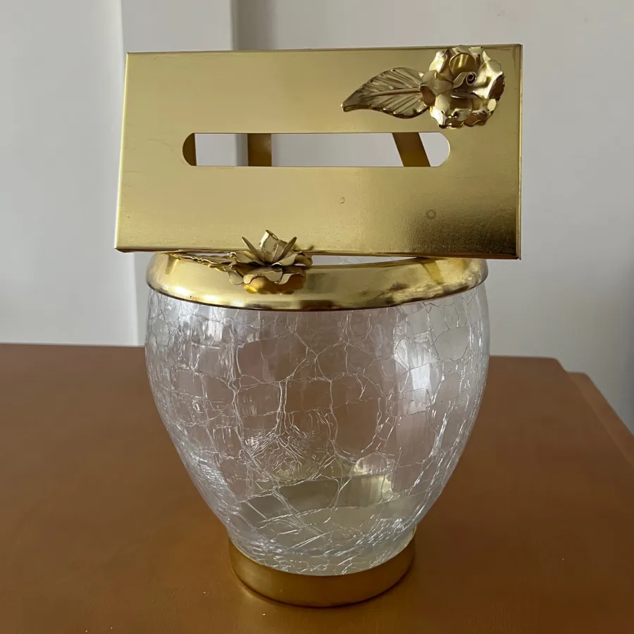 سطل و جادستمال آبگز طلایی