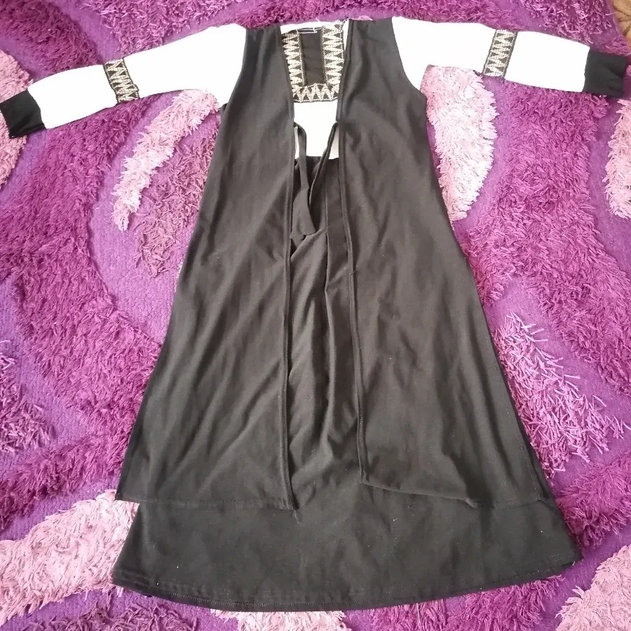 لباس سنتی دوتیکه مشکی