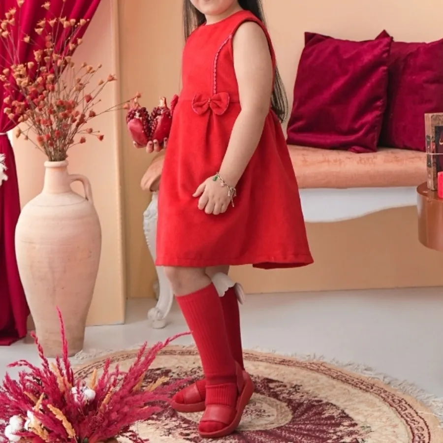 پیراهن پشمی بچگانه 5-7سال