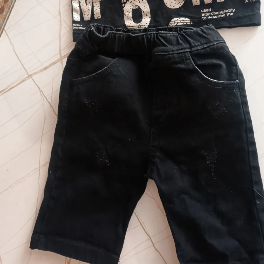 تیشرت شلوارک جین