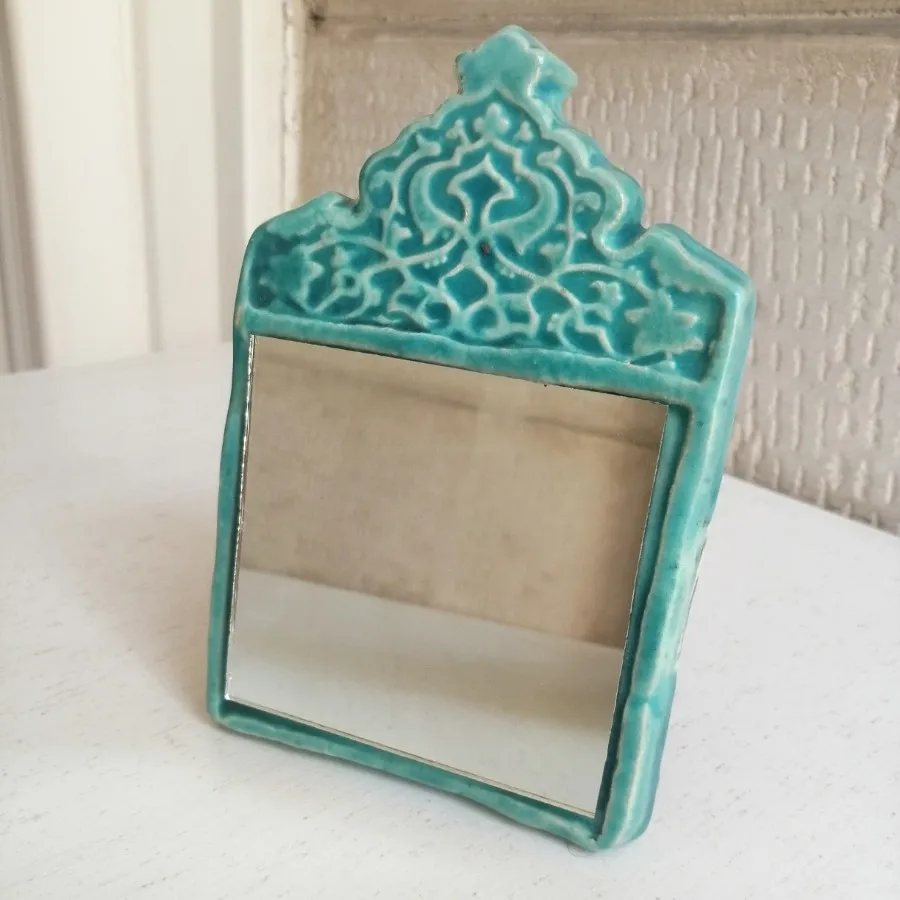 آینه و شمعدان سرامیک