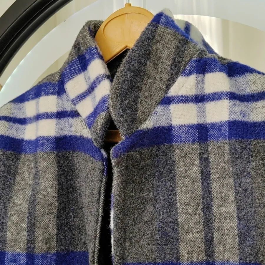 "پالتو فوتر چهارخونه "