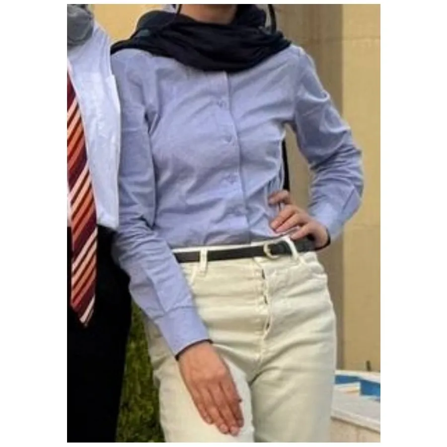 شومیز بیسیک آبی