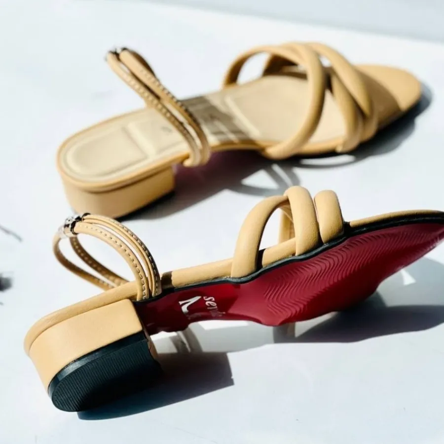 صندل پاشنه کوتاه با 5رنگ