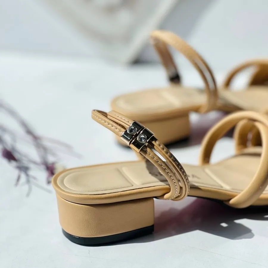 صندل پاشنه کوتاه با 5رنگ