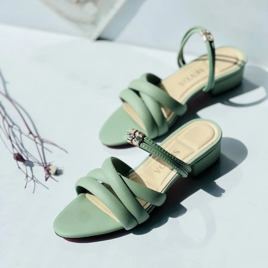 صندل پاشنه کوتاه با 5رنگ