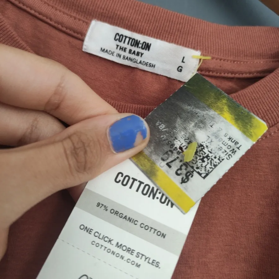 تیشرت کراپ Cotton:on