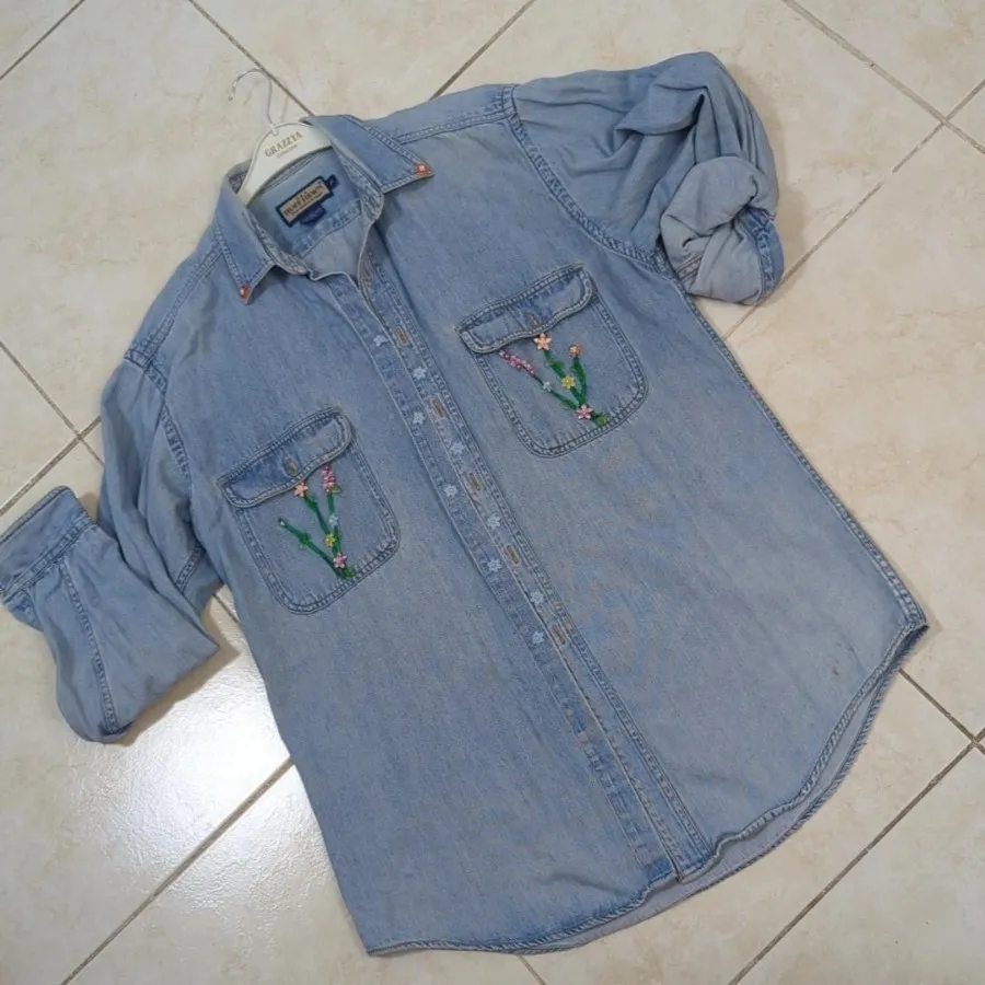 مانتو جین فری سایز