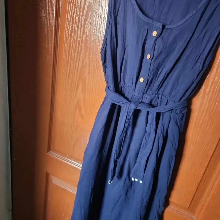 پیراهن نخی ماکسی