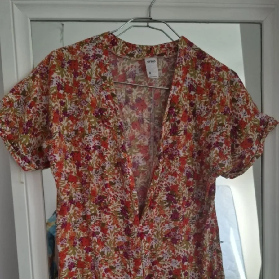 پیراهن میدی نخی