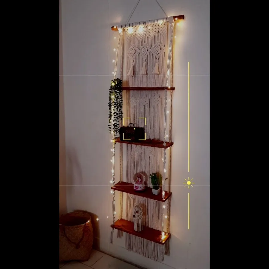 شلف چهار طبقه مکرومه