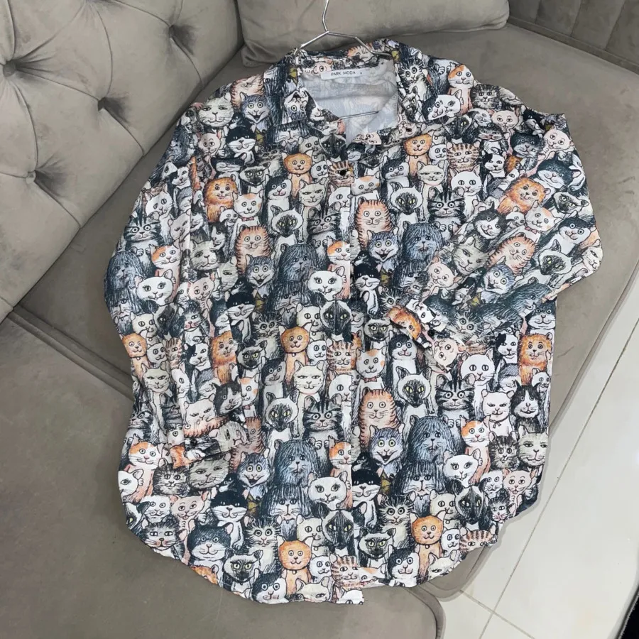 شومیز گربه ای