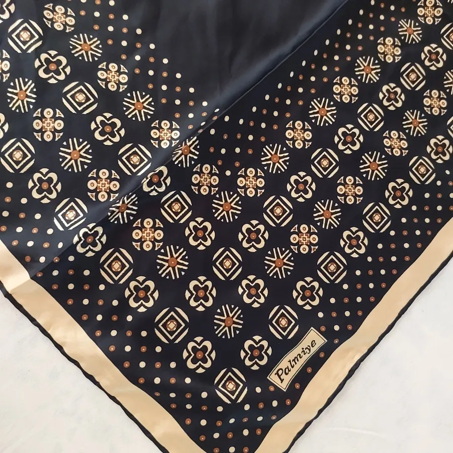 روسری ساتن مشکی