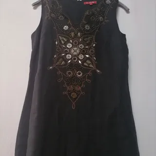 پیراهن لینن ماکسی