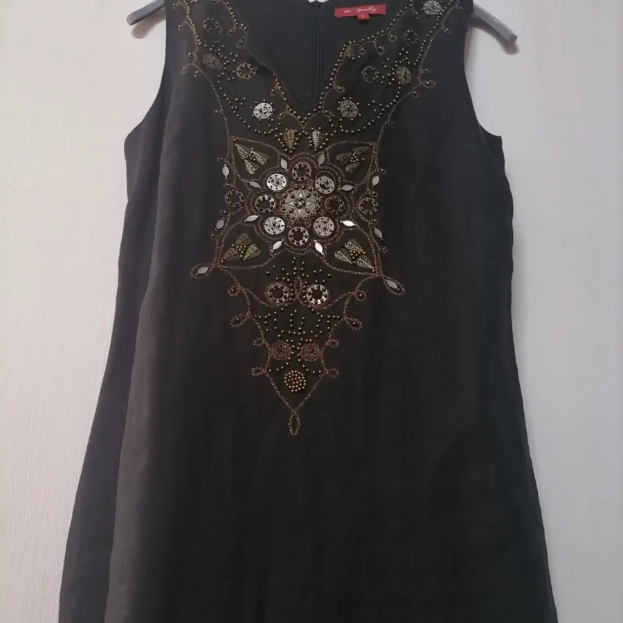 پیراهن لینن ماکسی