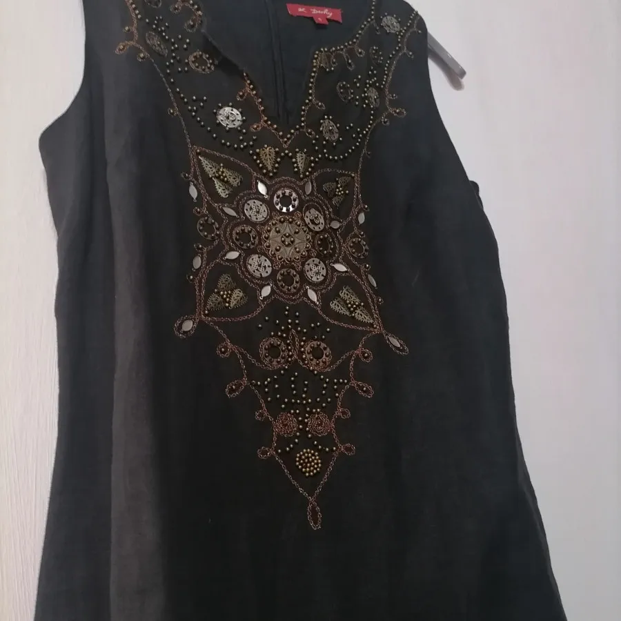 پیراهن لینن ماکسی