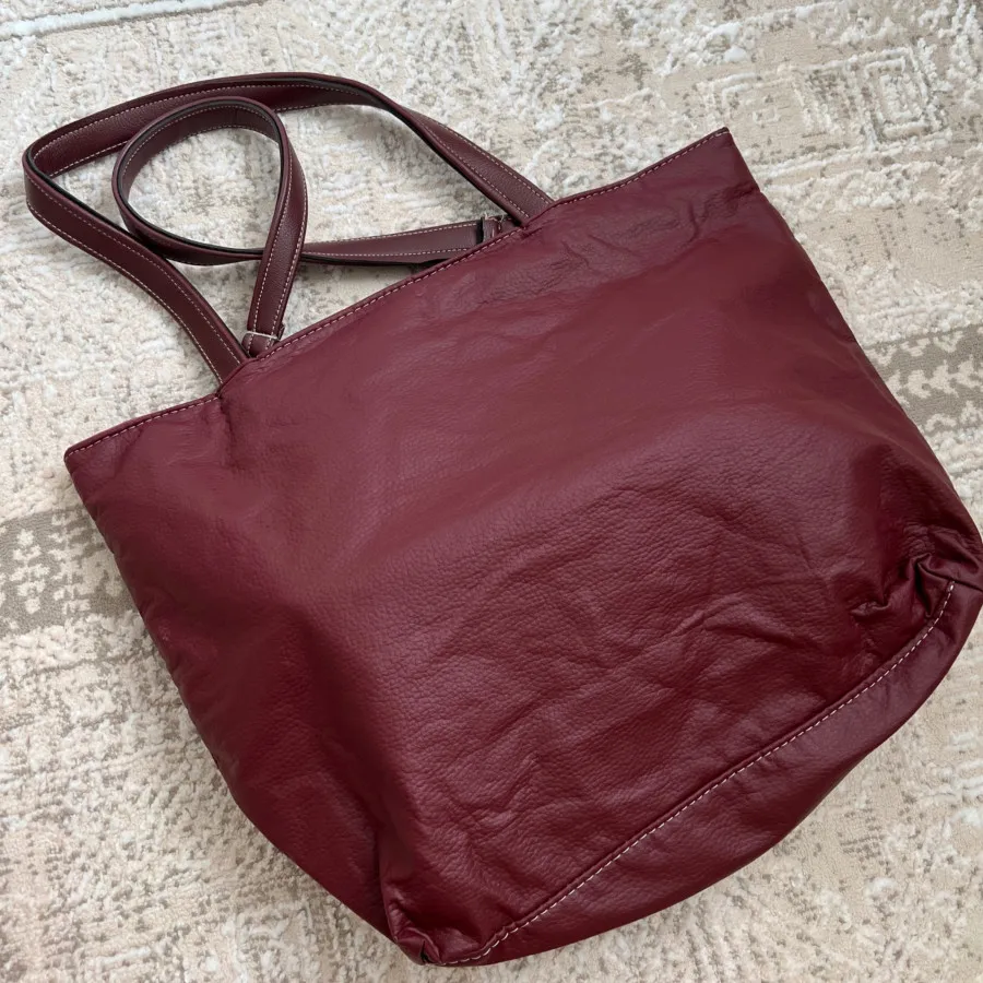 کیف جادار زنانه زرشکی