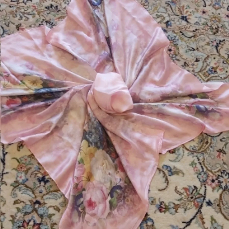 روسری ساتن ابریشم