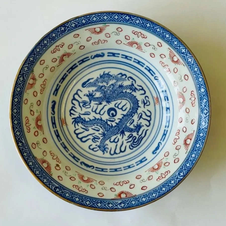 بشقاب نیم گود دون برنجی