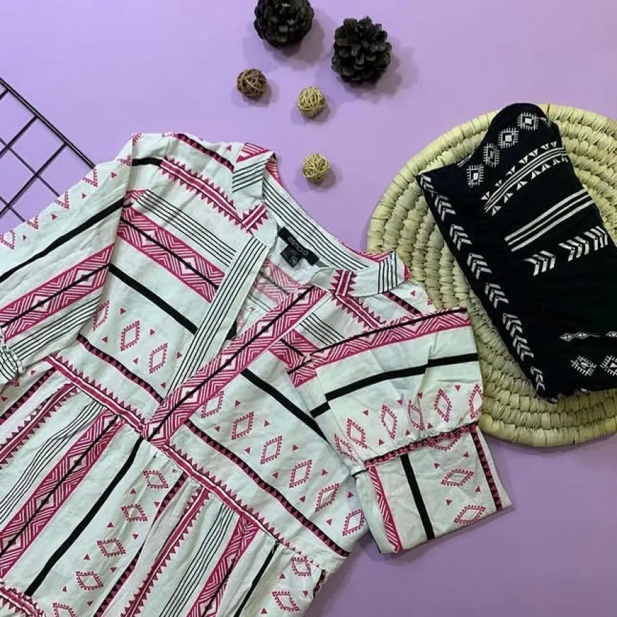 پیراهن نخی اسمارا