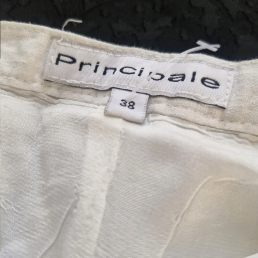 دامن لینن سفید