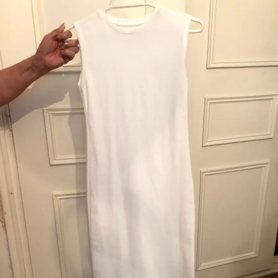 پیراهن بلند سفید اسپرت