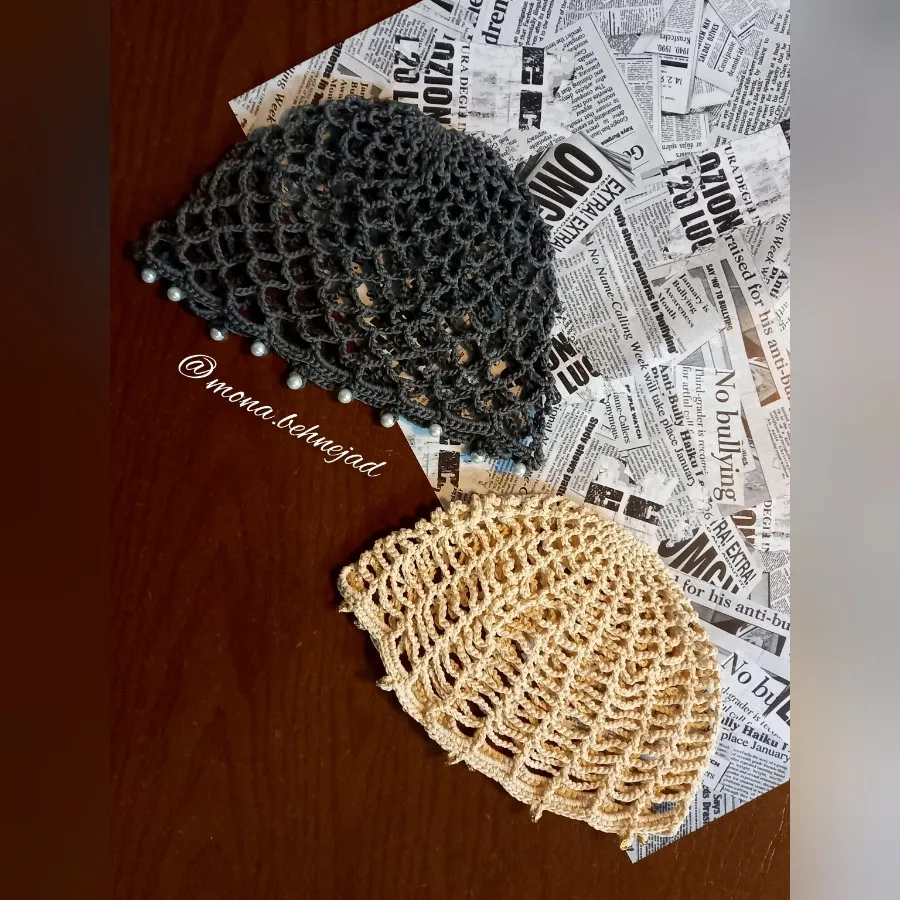 کلاه تابستانی دستبافت