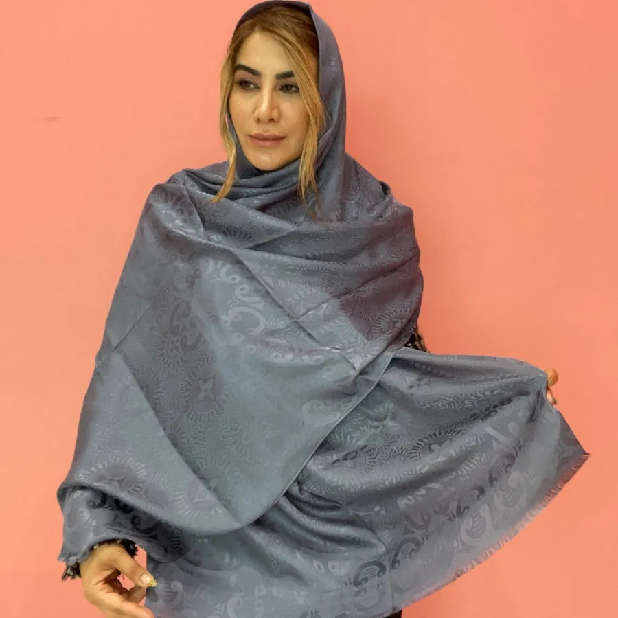 شال ساتن ژاکارد