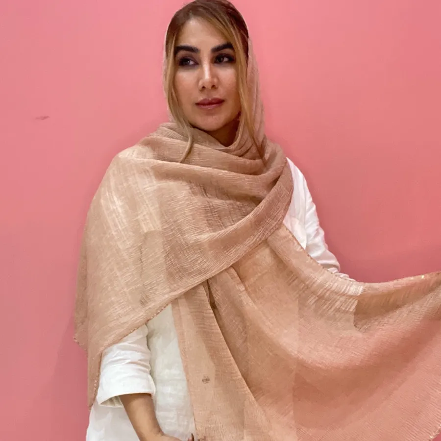 شال پلیسه دور نواردوزی