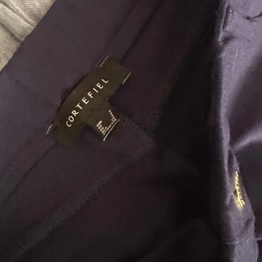 شلوار پارچه ای سرمه ای