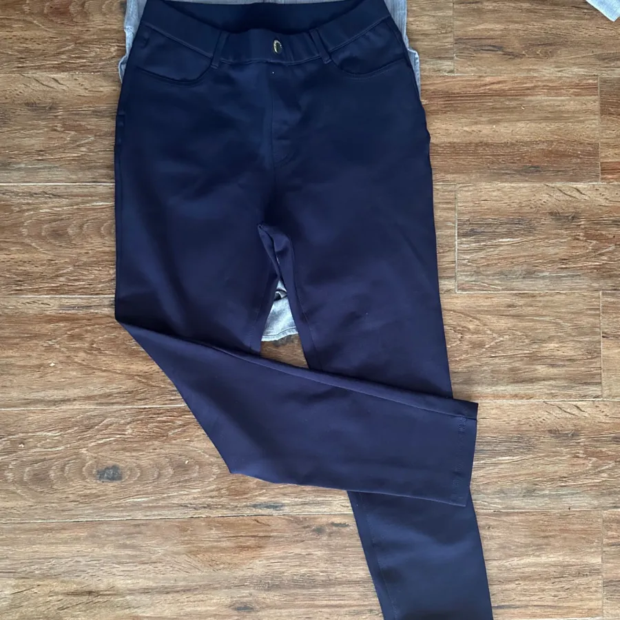 شلوار پارچه ای سرمه ای