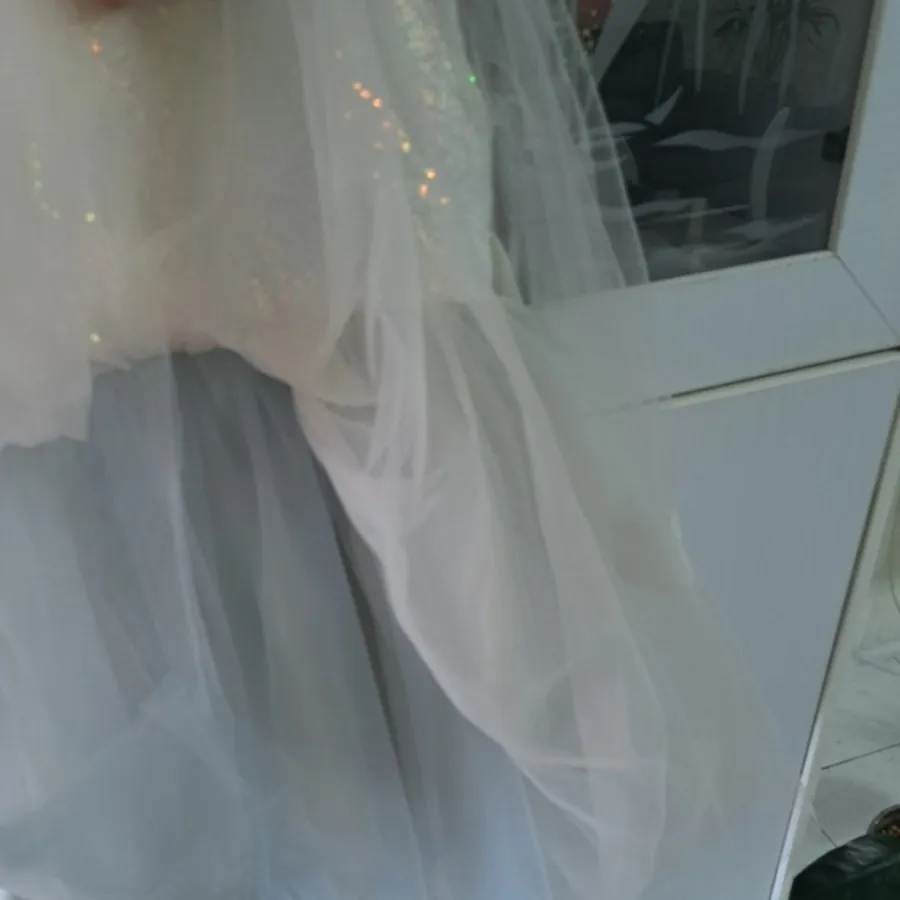 لباس عروس پولکی