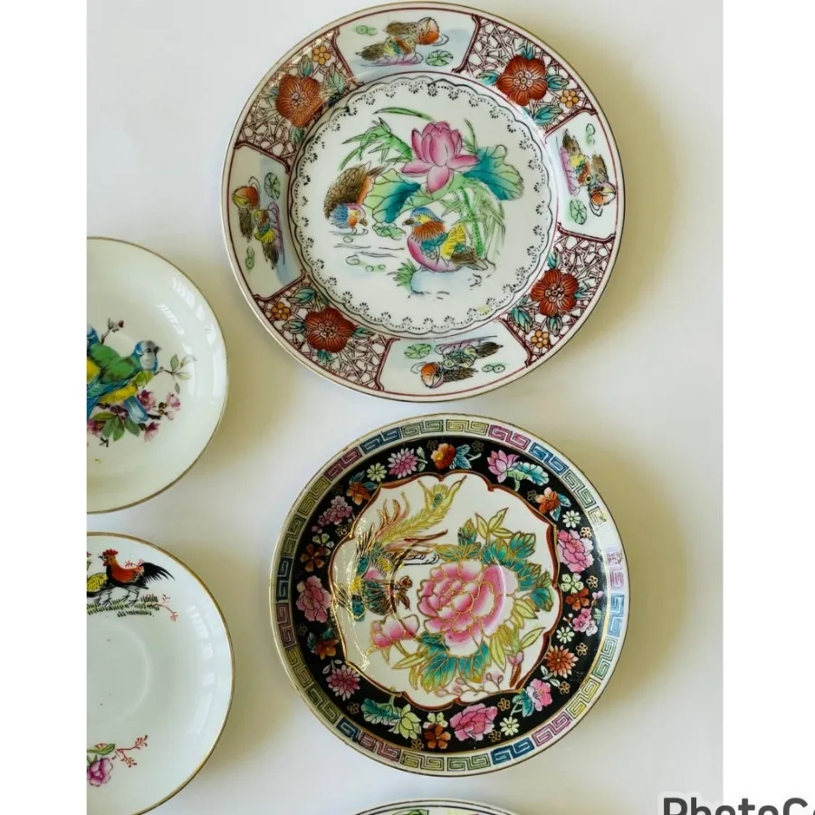 ست بشقاب های نقاشی دست