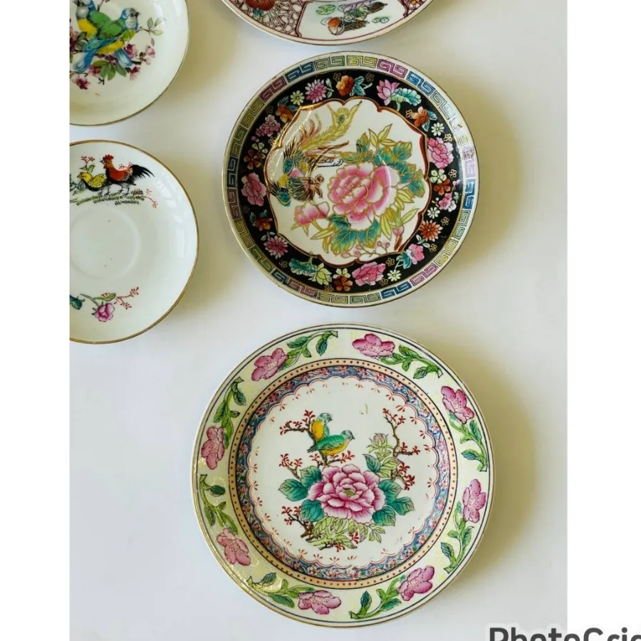 ست بشقاب های نقاشی دست