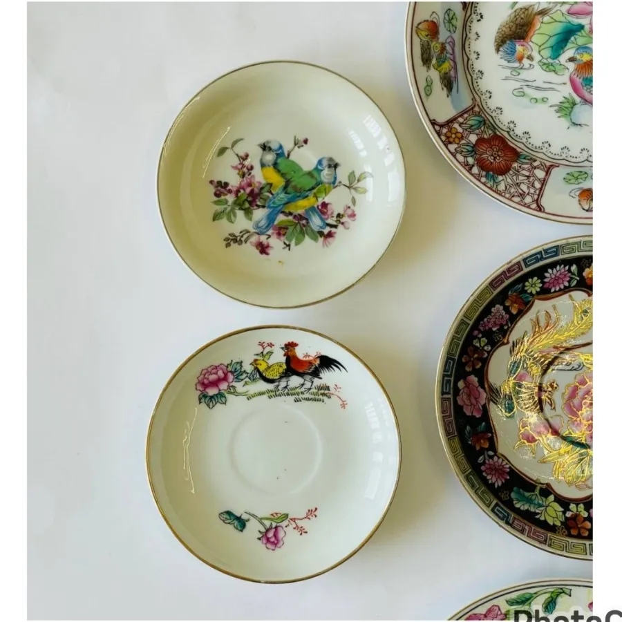 ست بشقاب های نقاشی دست