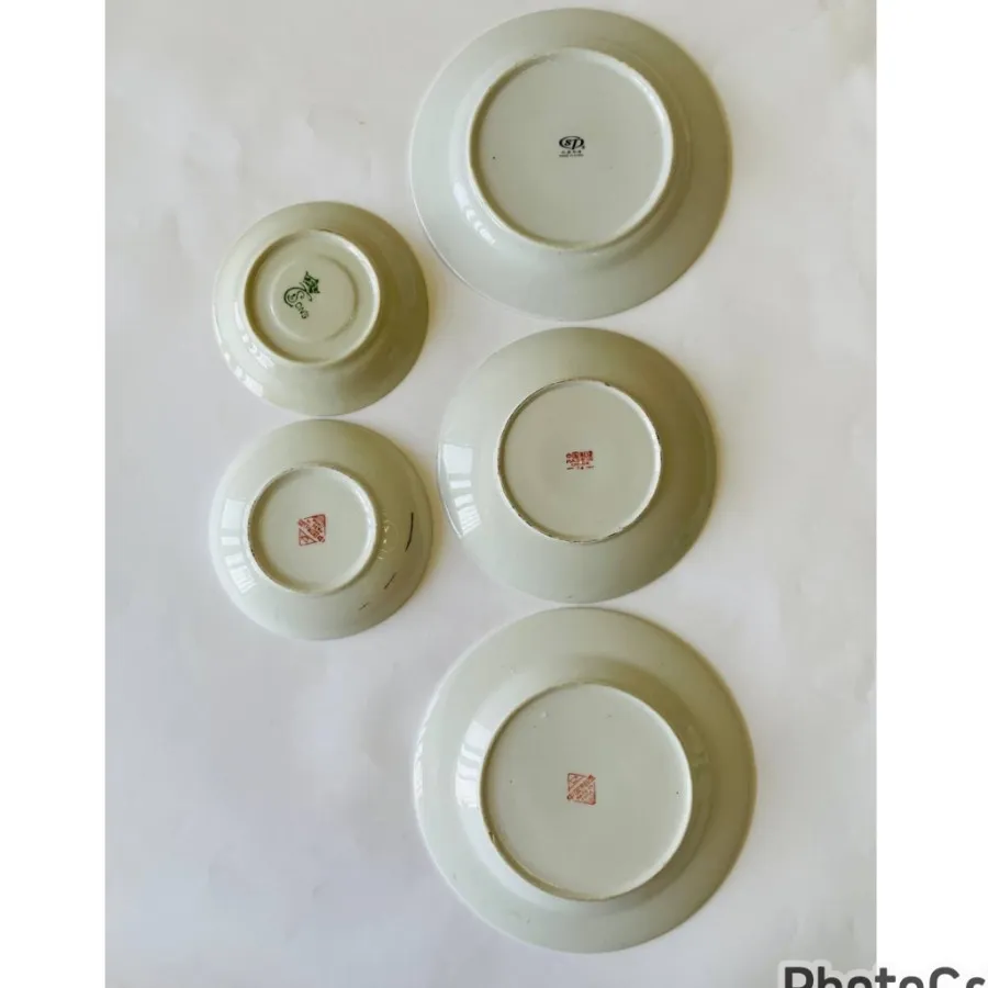 ست بشقاب های نقاشی دست