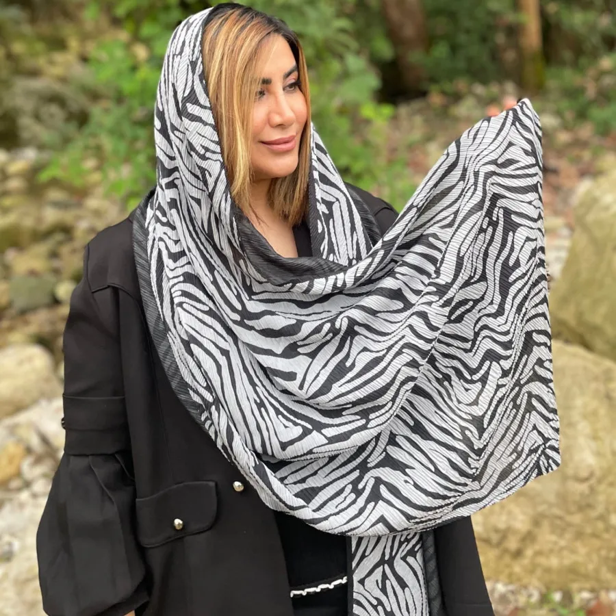 شال حریر ژرژت زبرا?