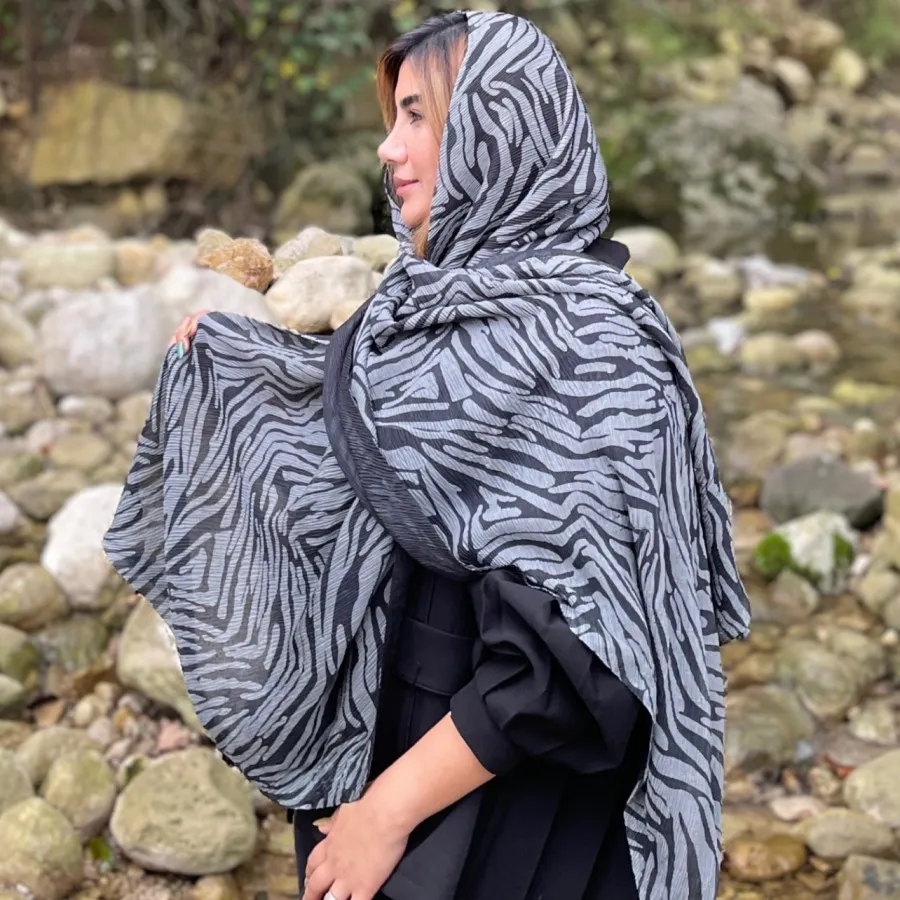 شال حریر ژرژت زبرا?