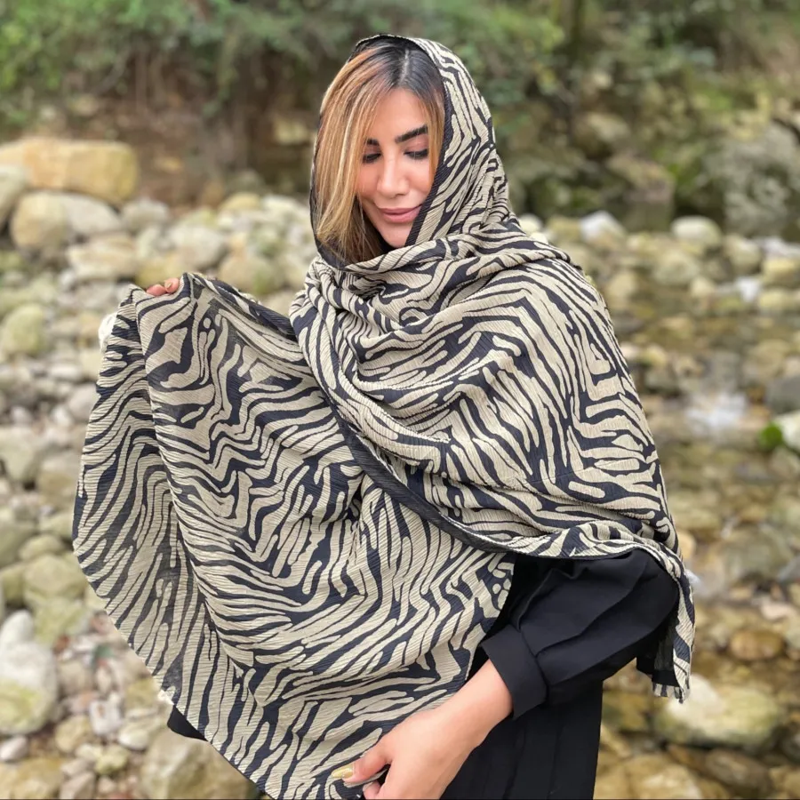 شال حریر ژرژت زبرا?