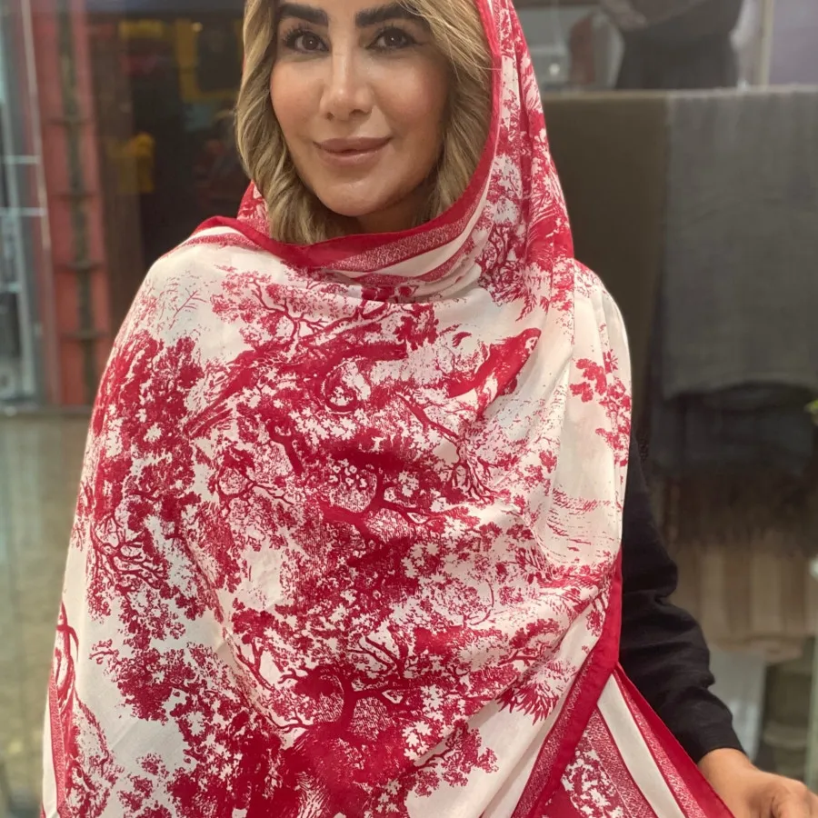 شال نخی دیور طرح جنگل?