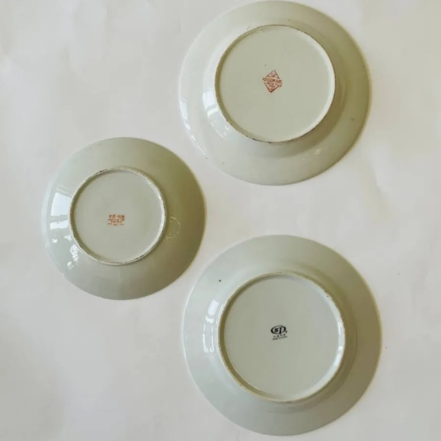 ست بشقاب های نقاشی دست