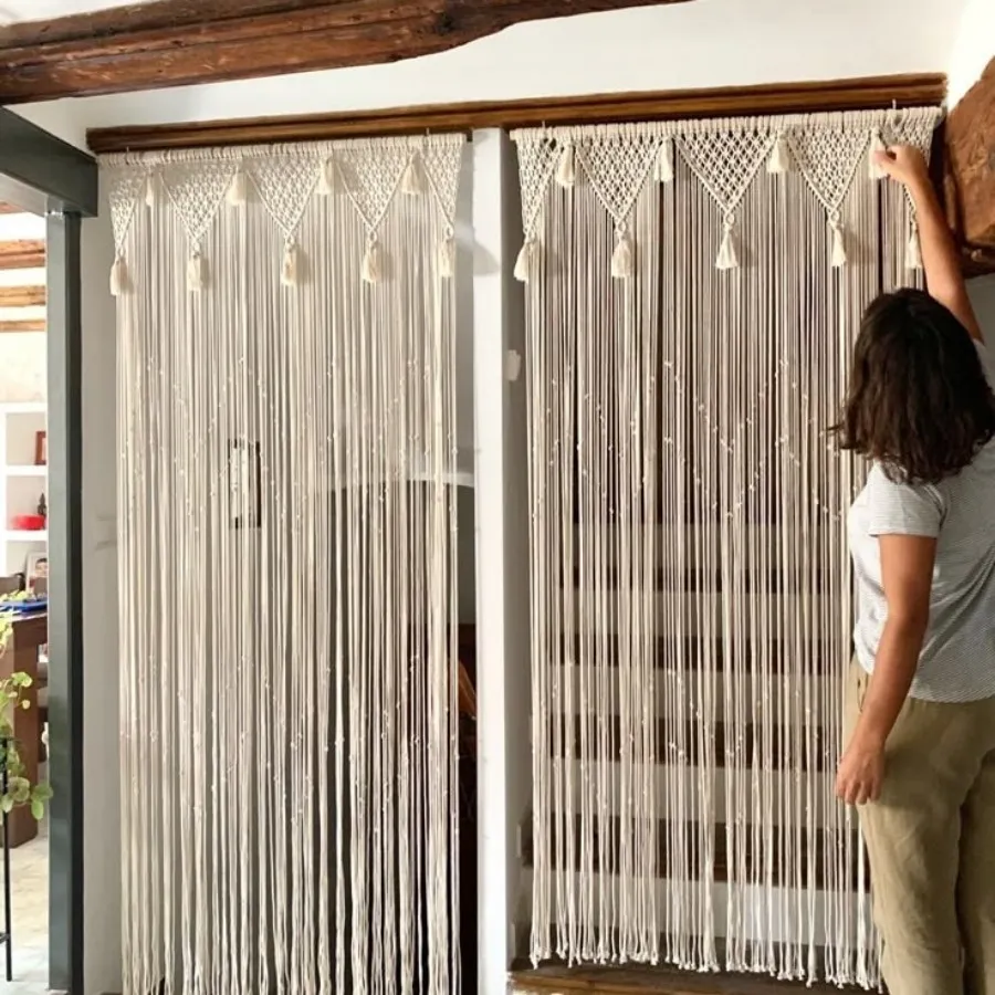 پرده مکرومه