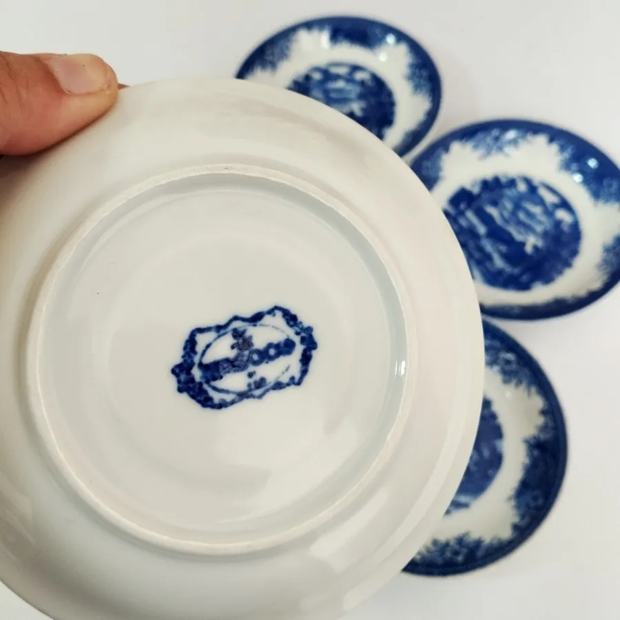 نعلبکی قلم آبی