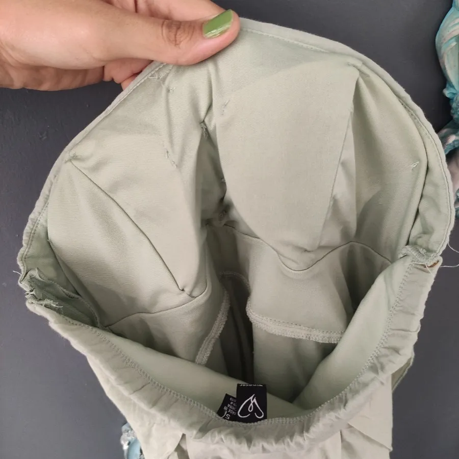 پیراهن نخی عروسکی سبزپسته