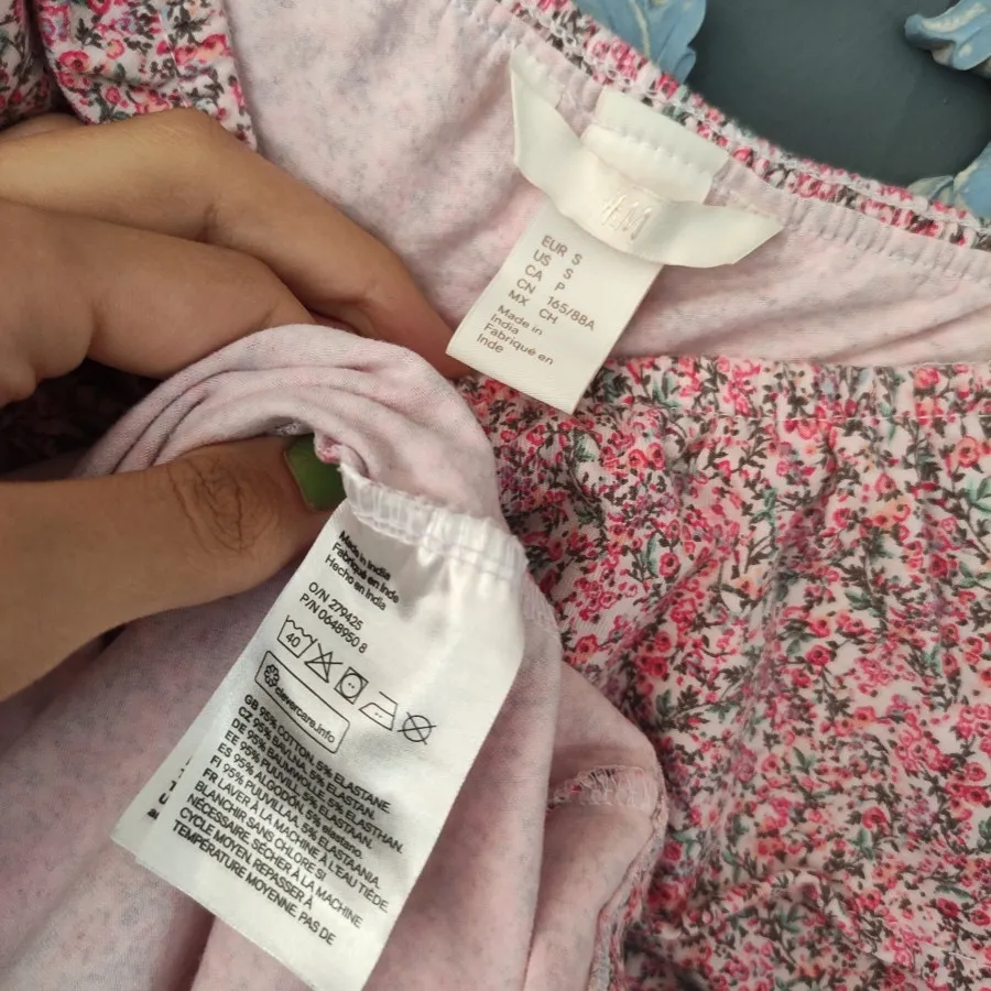 پیراهن نخی برند H&M