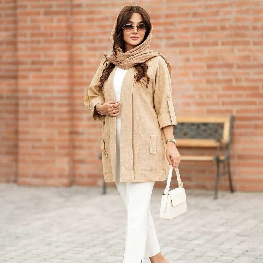 مانتوکتی یقه ارشال